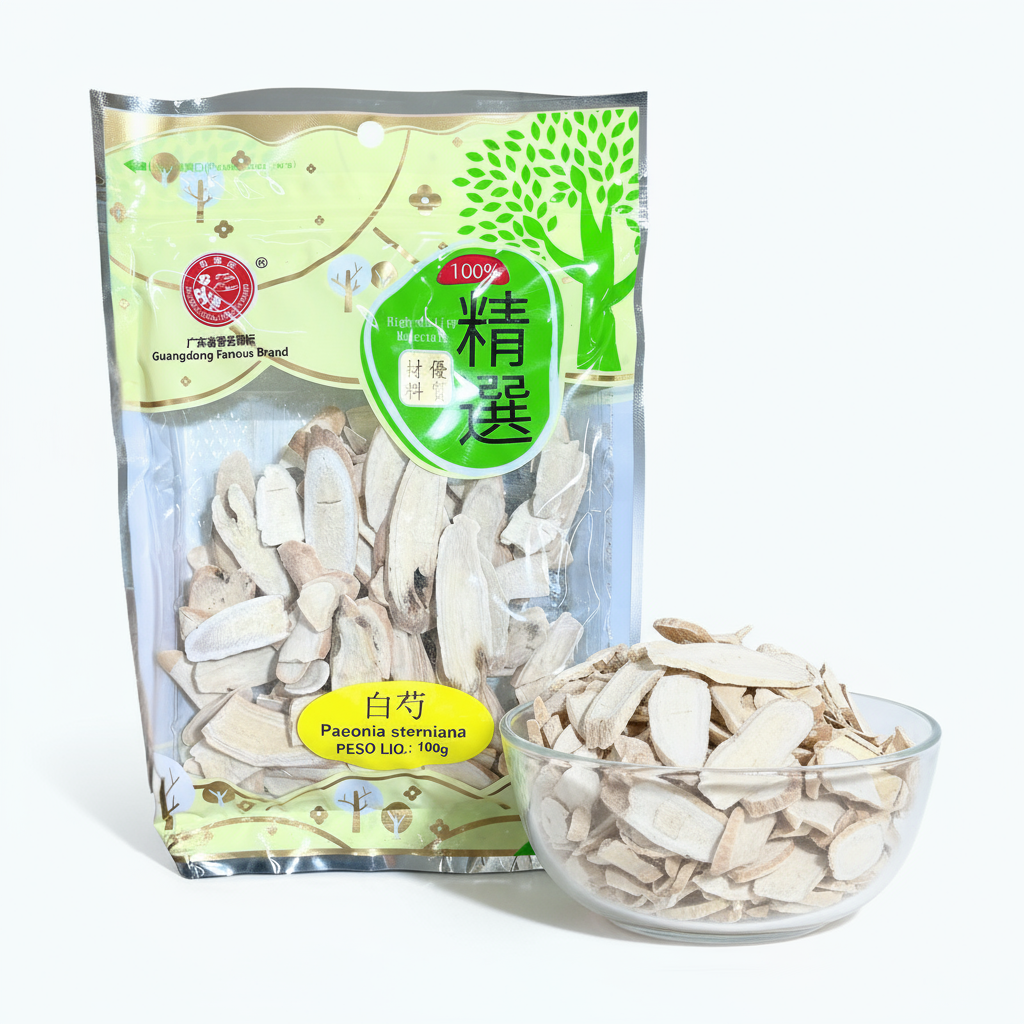 Raiz de Paeonia sterniana 100g - 白芍根 100克 - 高质量 | 中药材