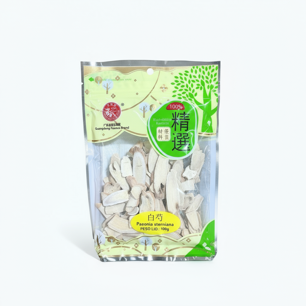 Raiz de Paeonia sterniana 100g - 白芍根 100克 - 高质量 | 中药材