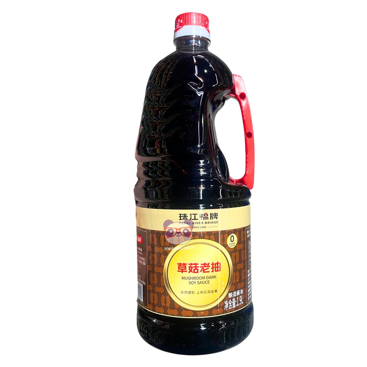 Molho de soja escuro com cogumelo palha - Pearl River 1.9L