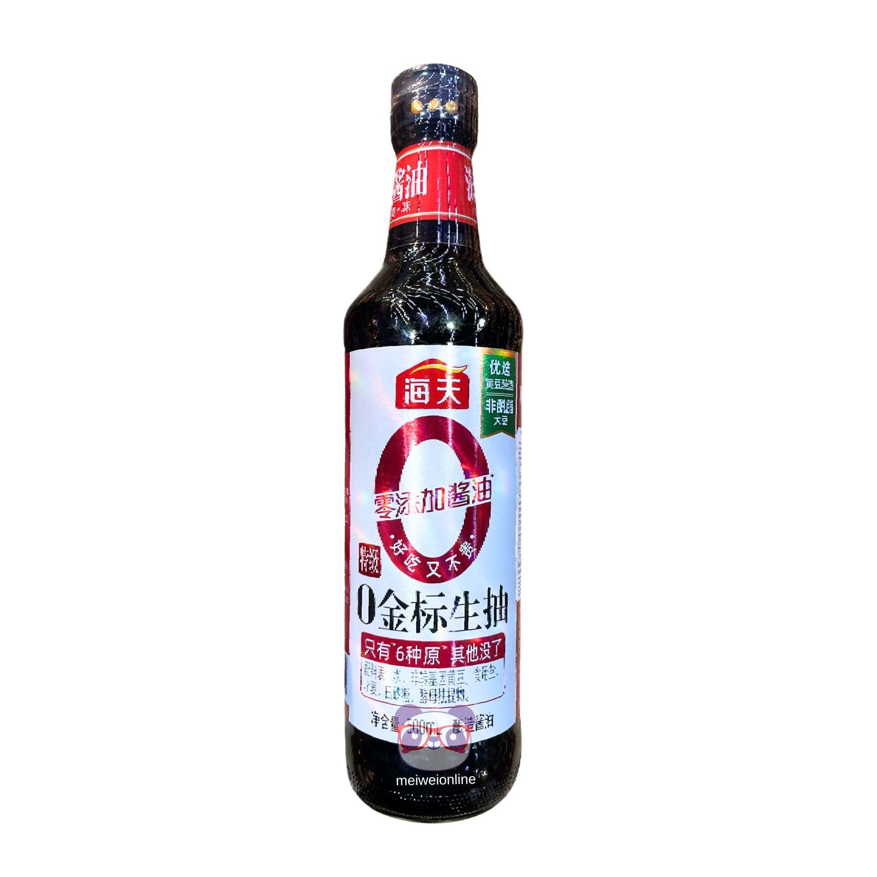 Molho de soja light premium 0 aditivos - Haday 500ml