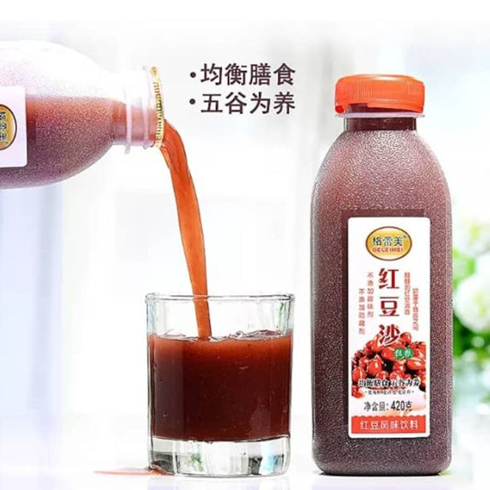 Suco de feijão vermelho azuki - Geleimei 420ml