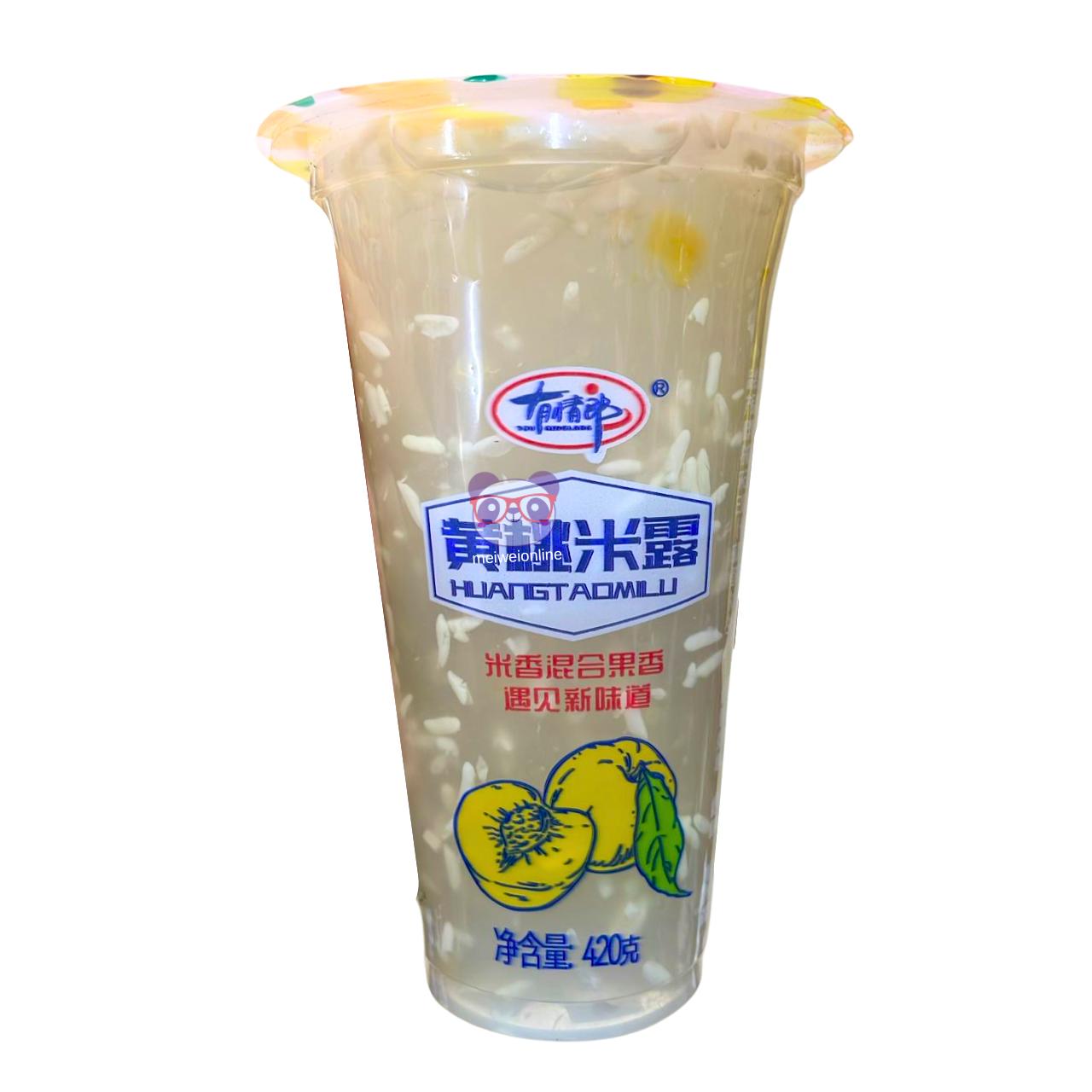 Suco de pêssego e arroz (Huangtao Milu) - You Qing Lang 420ml