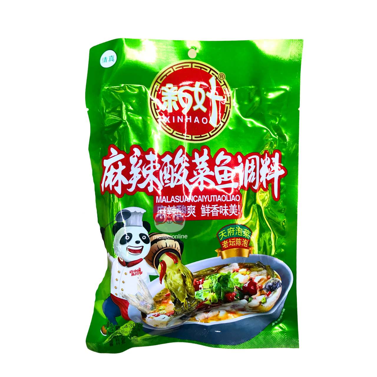 Tempero de peixe picante com mostarda azeda - XinHao 430g