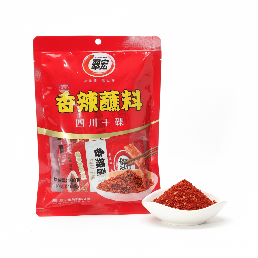 Tempero Picante Sichuan Cuihong (奇辣蘸料) 100g | Sichuan Dry Dipping Seasoning | 四川干碟