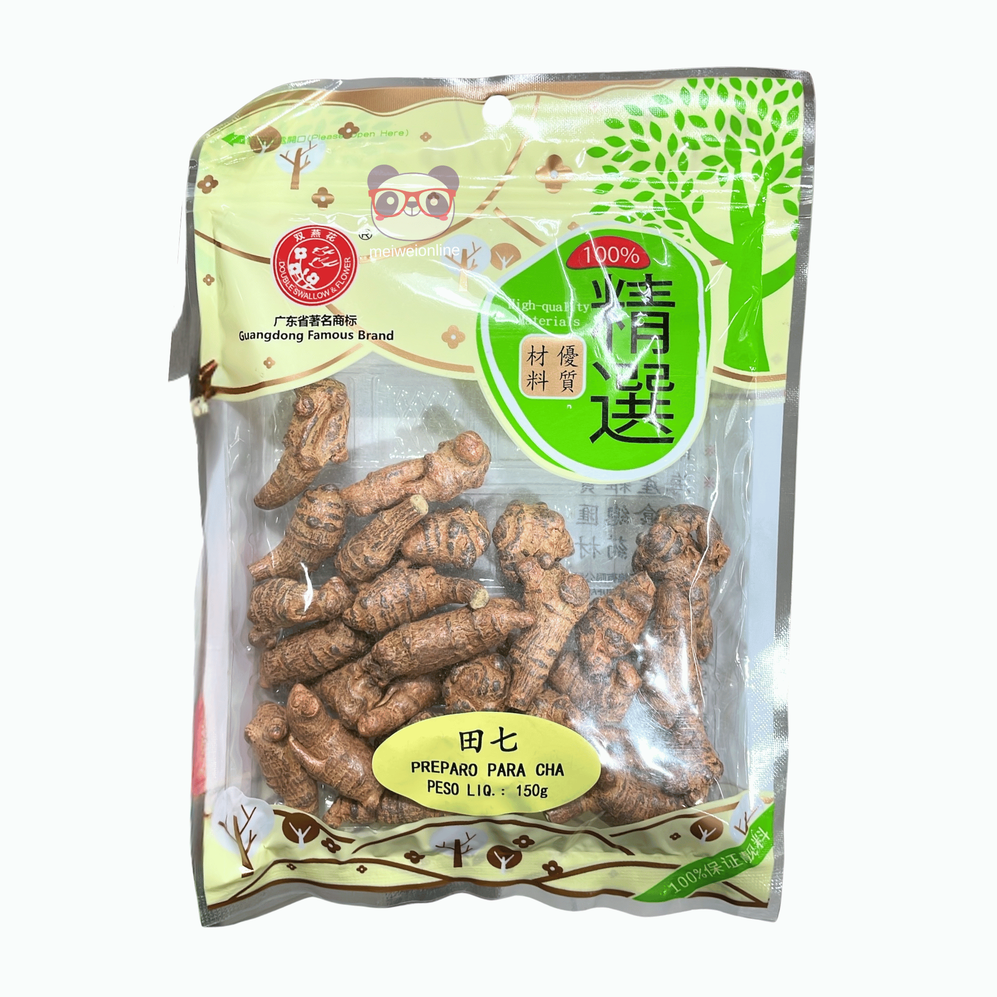 Chá Tian Qi Panax notoginseng 150g -  (田七)