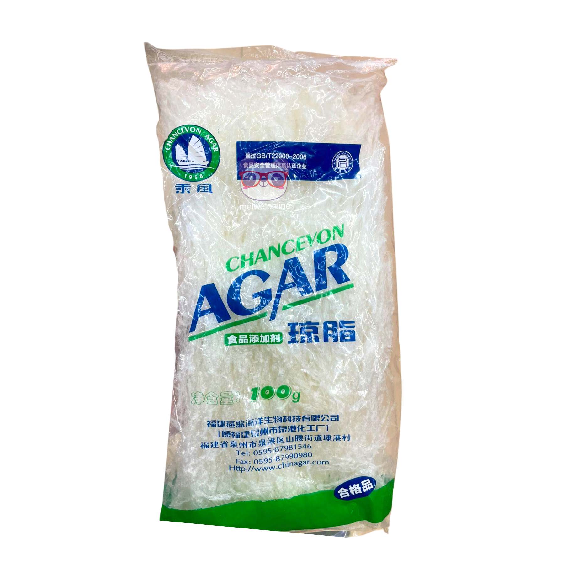 Tiras de ágar ágar - Chancevon Agar 100g