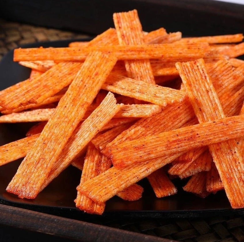 Tiras de glúten crocantes e picantes - XianGe 58g