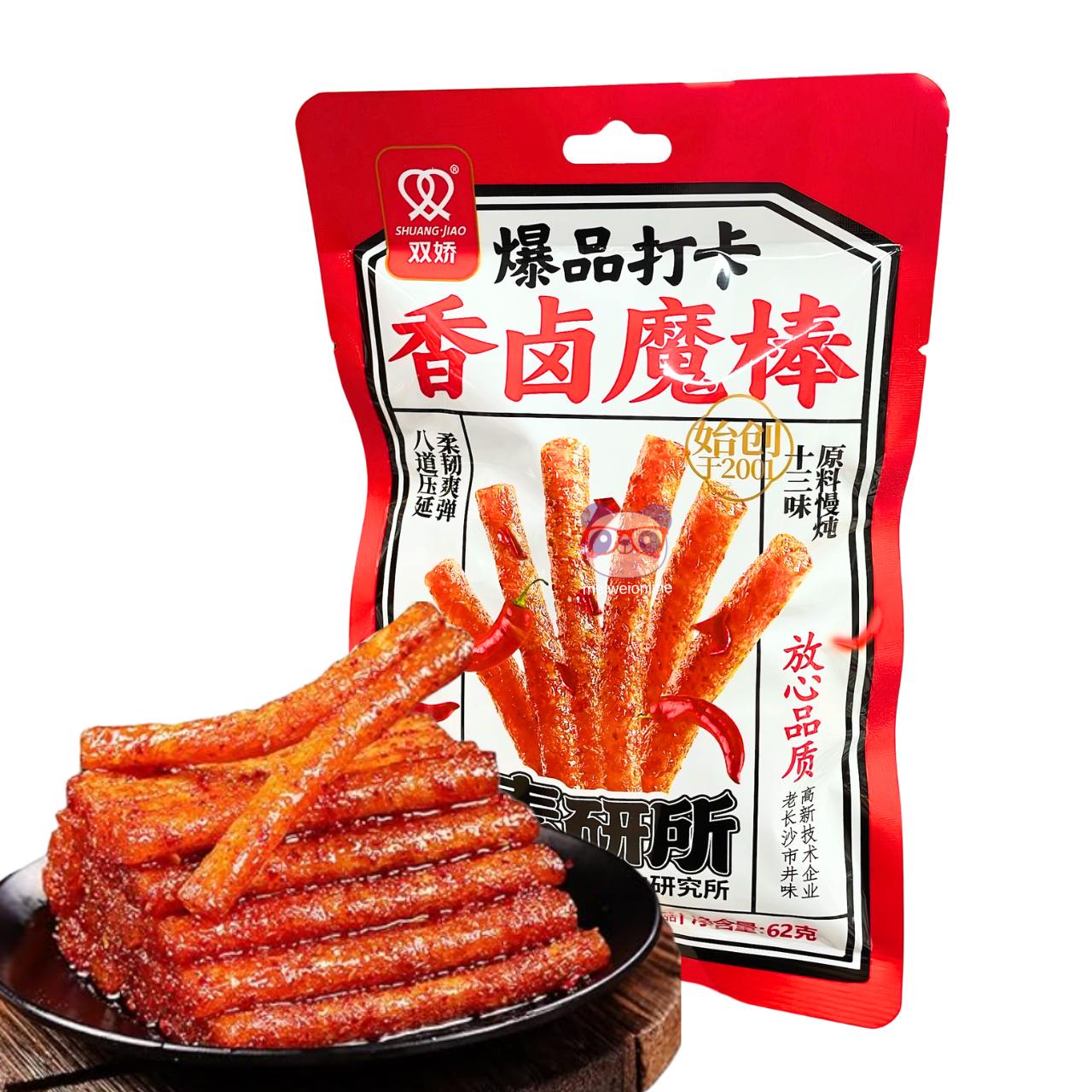 Tiras de glúten picantes - Shuang Jiao 62g