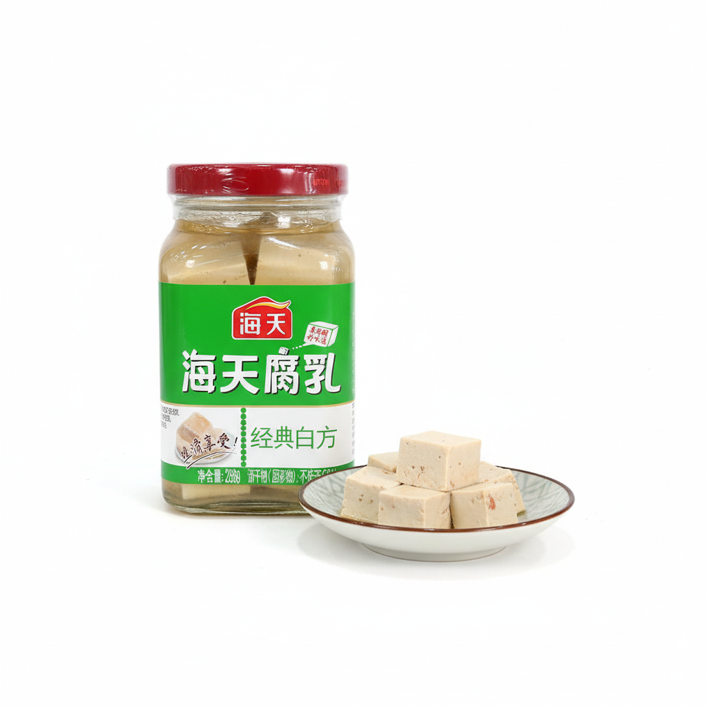 Tofu Fermentado Branco Haitan 288g - 海天腐乳