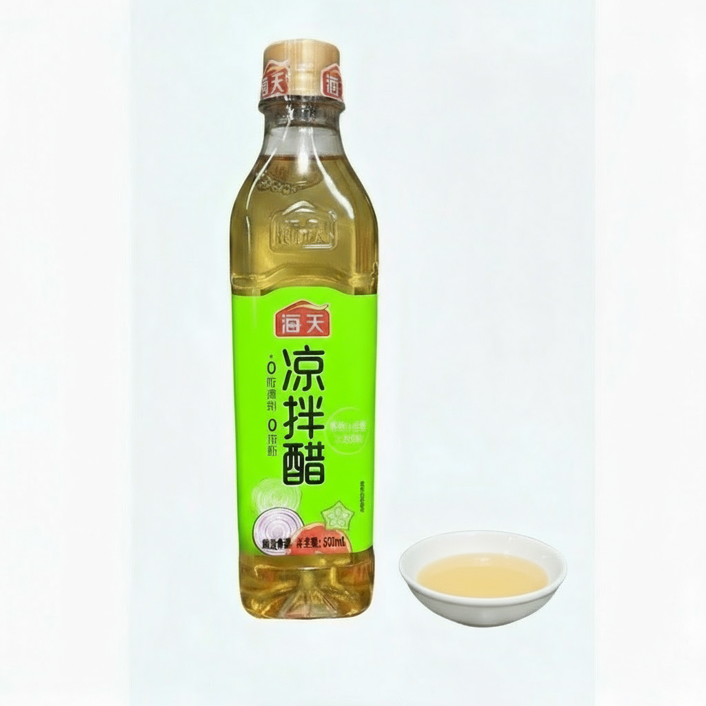 Vinagre para Saladas Estilo Chinesas Haday com Cebola Roxa e Quiabo 500ml - 凉拌醋
