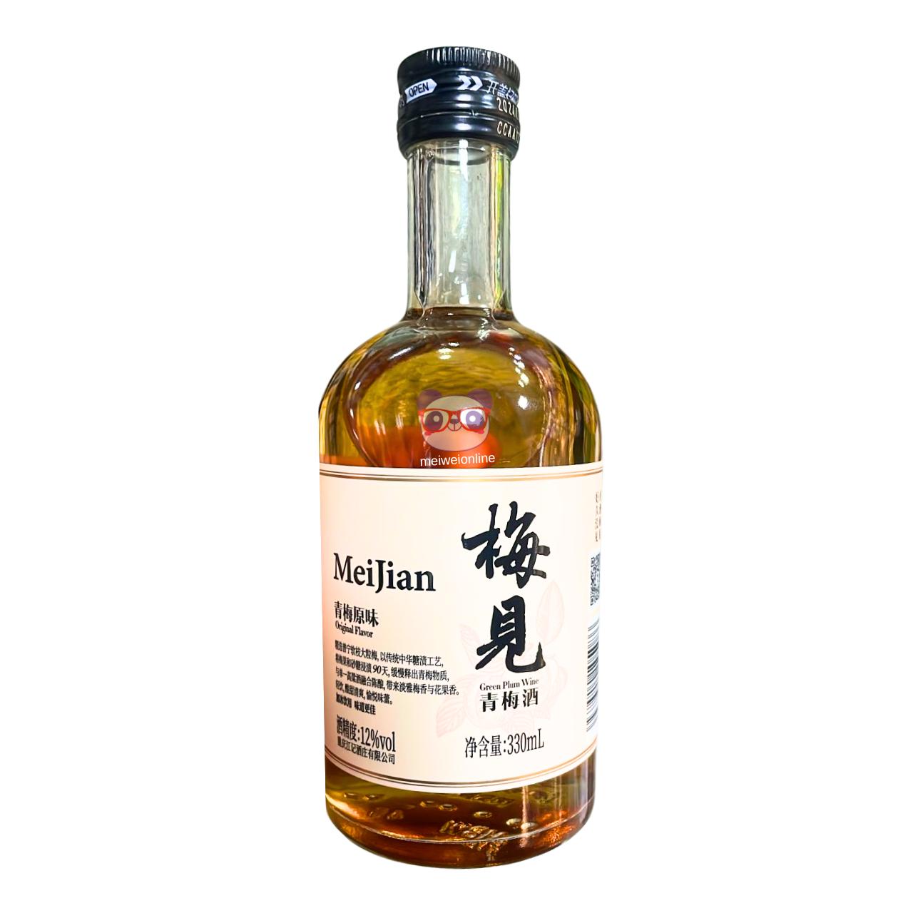 Vinho de ameixa verde 12% - MeiJian 330ml