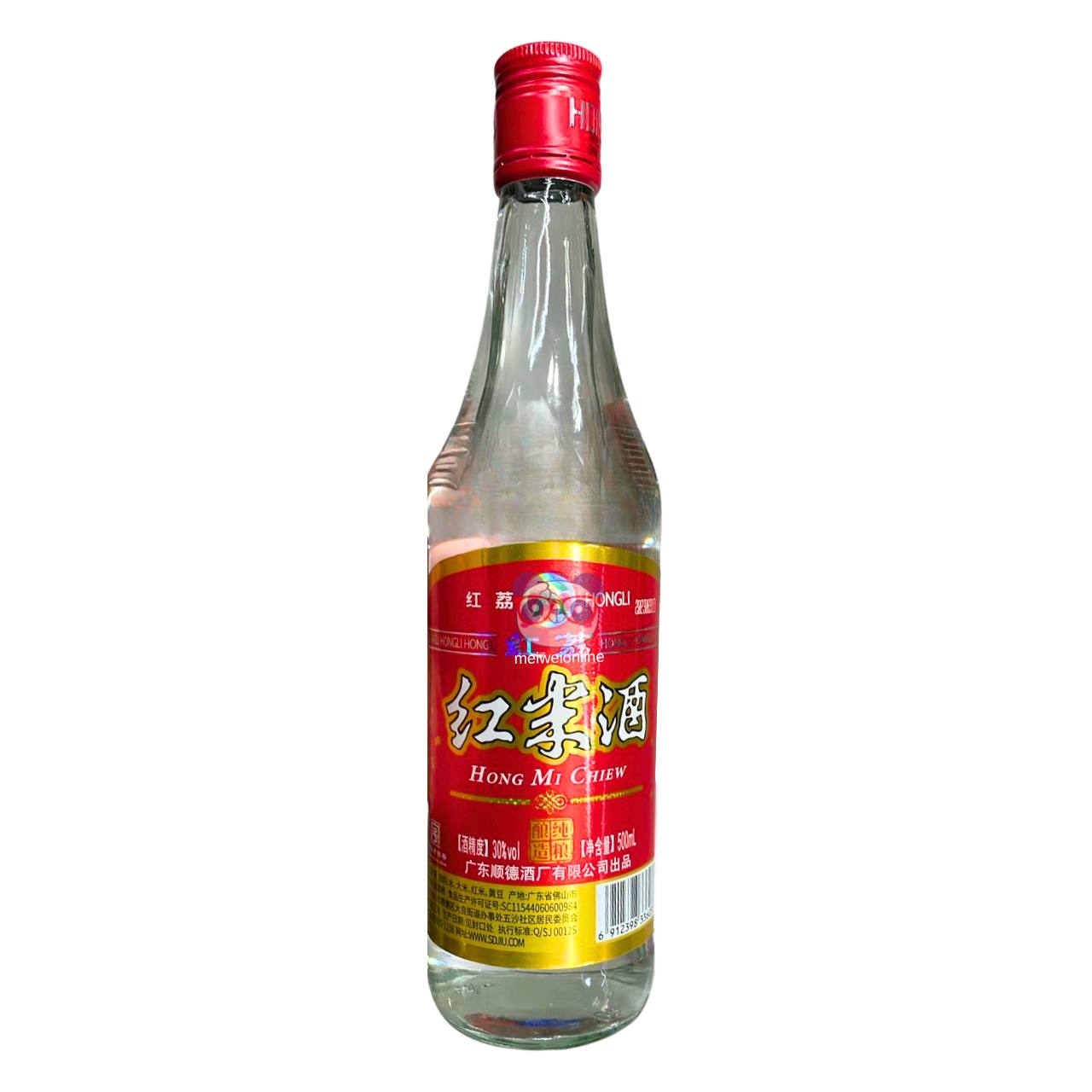 Vinho de arroz vermelho - Hongli 500ml