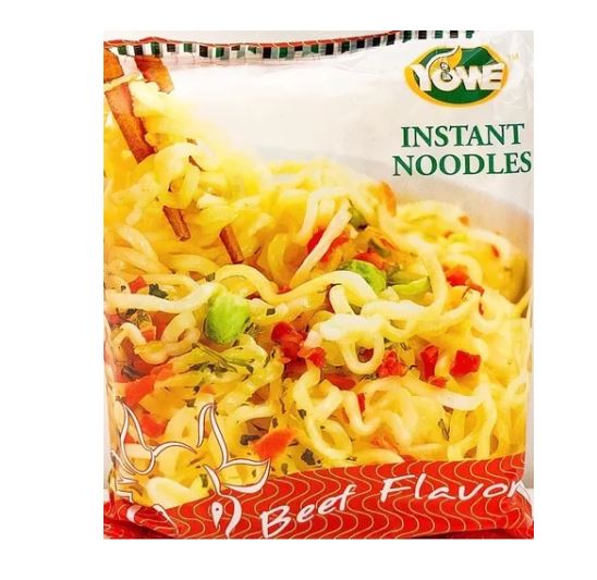 Macarrão Instantâneo Sabor Carne - Yowe 60g