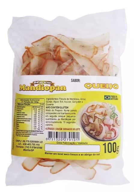 Mandiopã Sabor Queijo - 100g