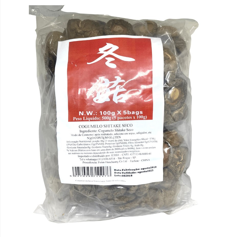 Cogumelo Shitake Desidratado Importado 500g (prime)