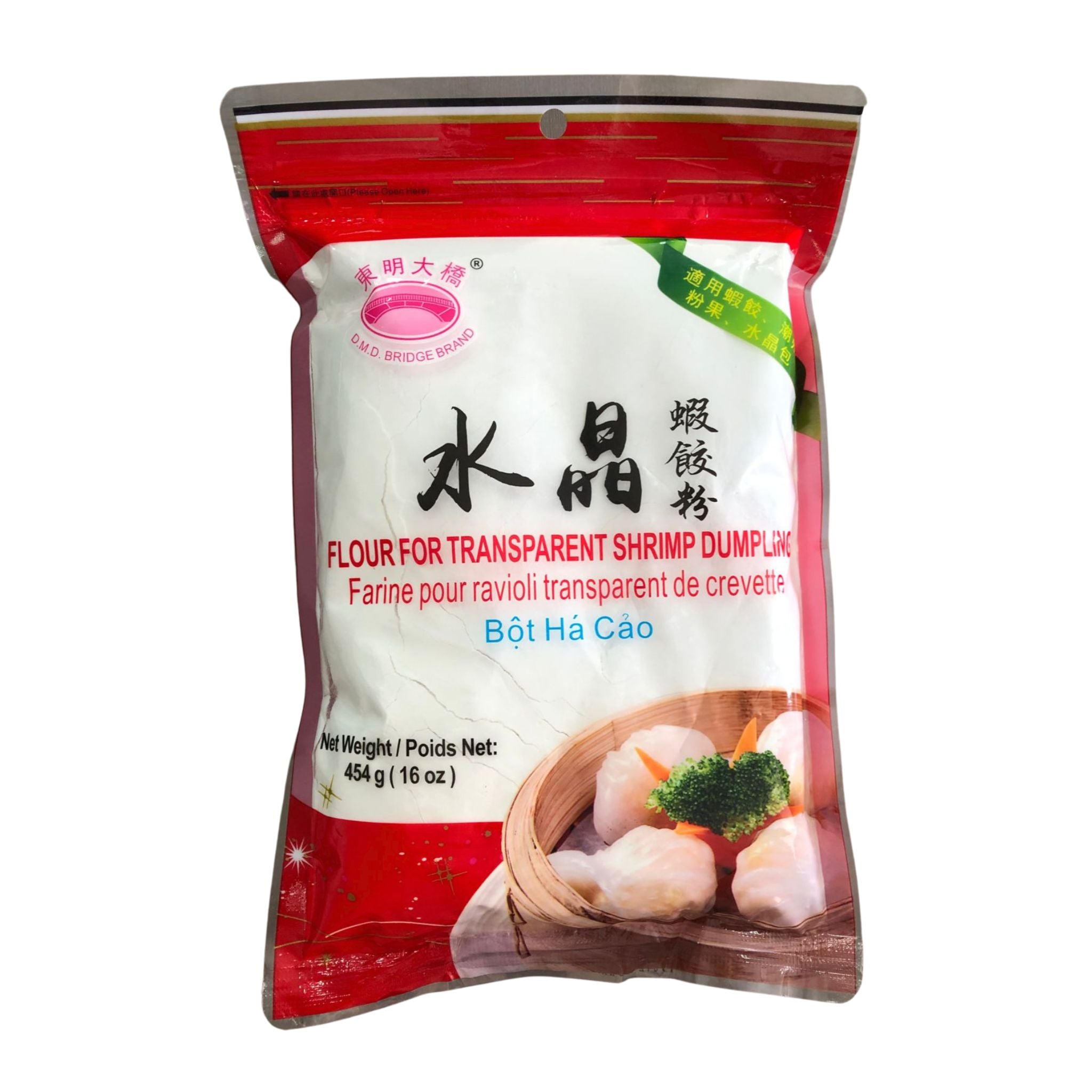 Farinha P/ Hagao - Bridge Brand - 454g - Mei Wei