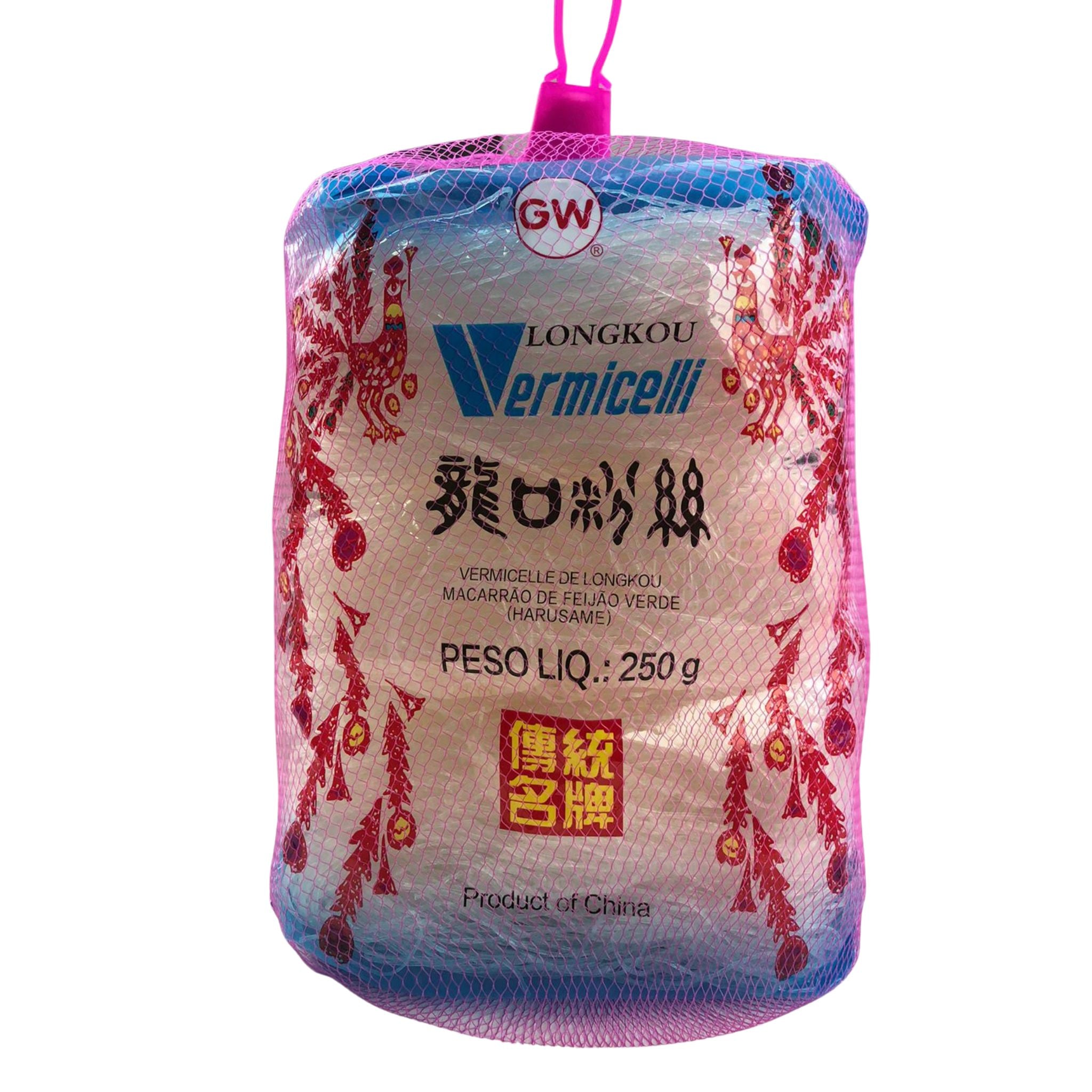 Macarrão De Feijão Harussame  Vermicelli Lungkow - 250g - Mei Wei