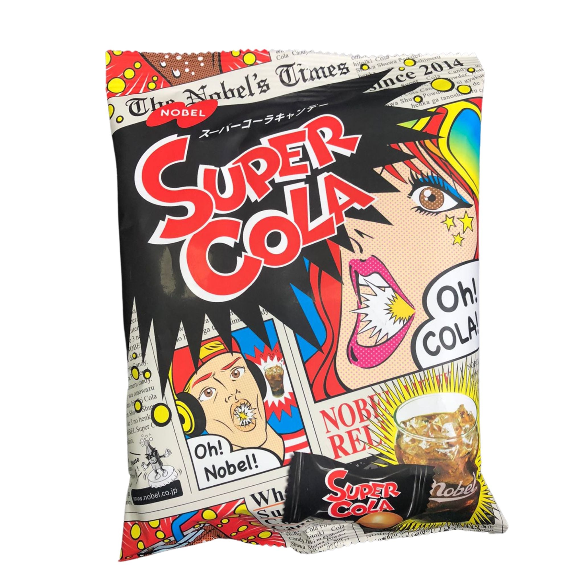 Bala Japonesa Azeda Super Cola - Nobel 83g