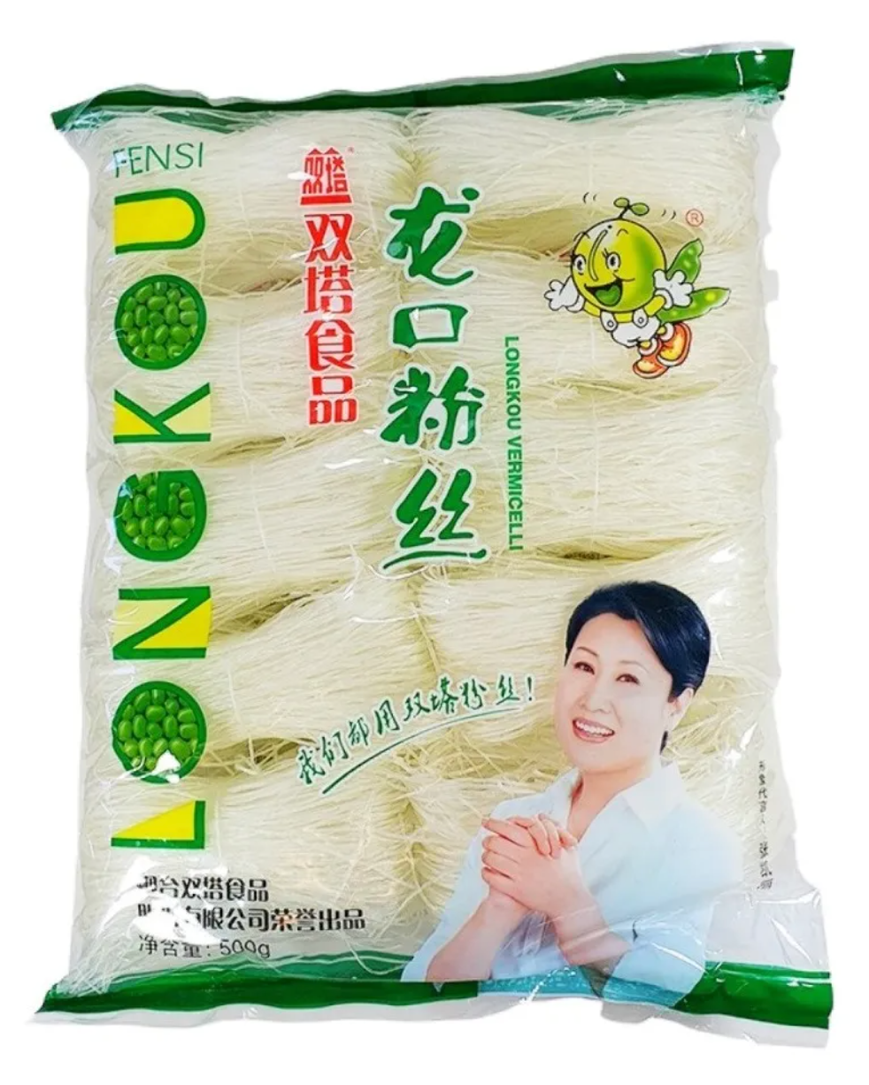 Macarrão Harussame Vermicelli Verde - Yantai - 500g - Mei Wei