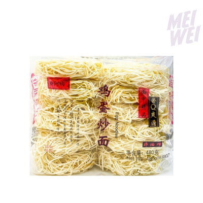 Macarrão De Ovo (egg Noodles) Zhongshan 480g - Mei Wei