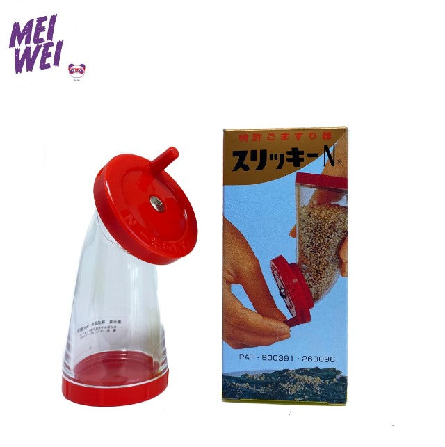 Moedor de Gergelim Japones - Kakudai Slicky - Tampa 12cm Vermelho - Mei Wei