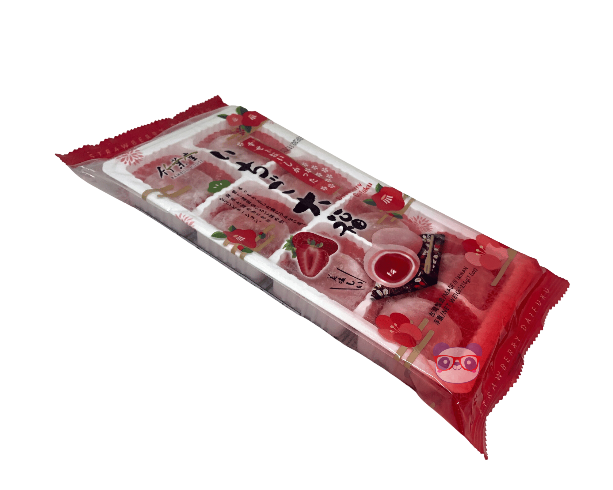 Mochi Recheado Sabor Morango - Bamboo House 216g