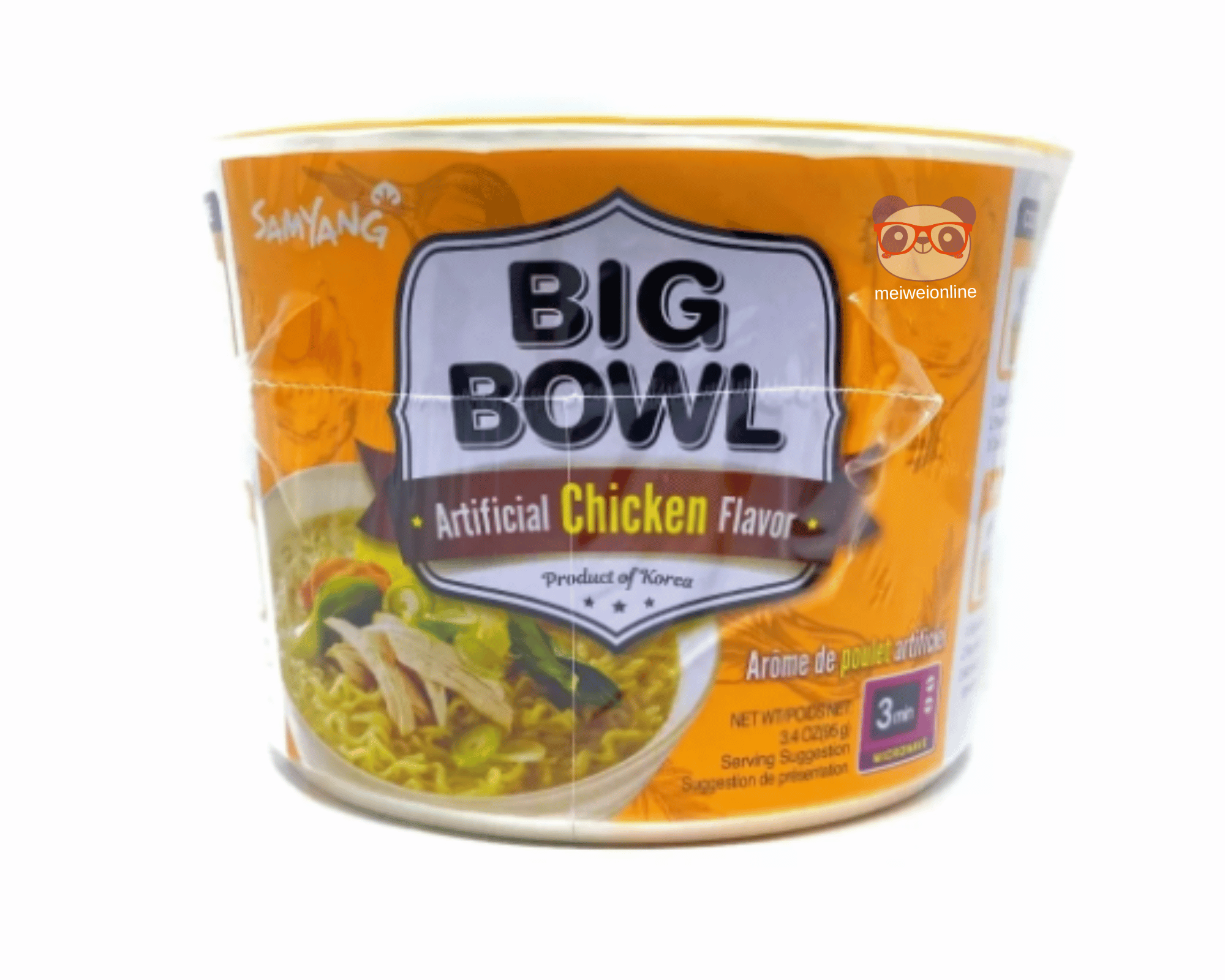 Macarrão Big Bowl Frango Apimentado 95g - Samyang