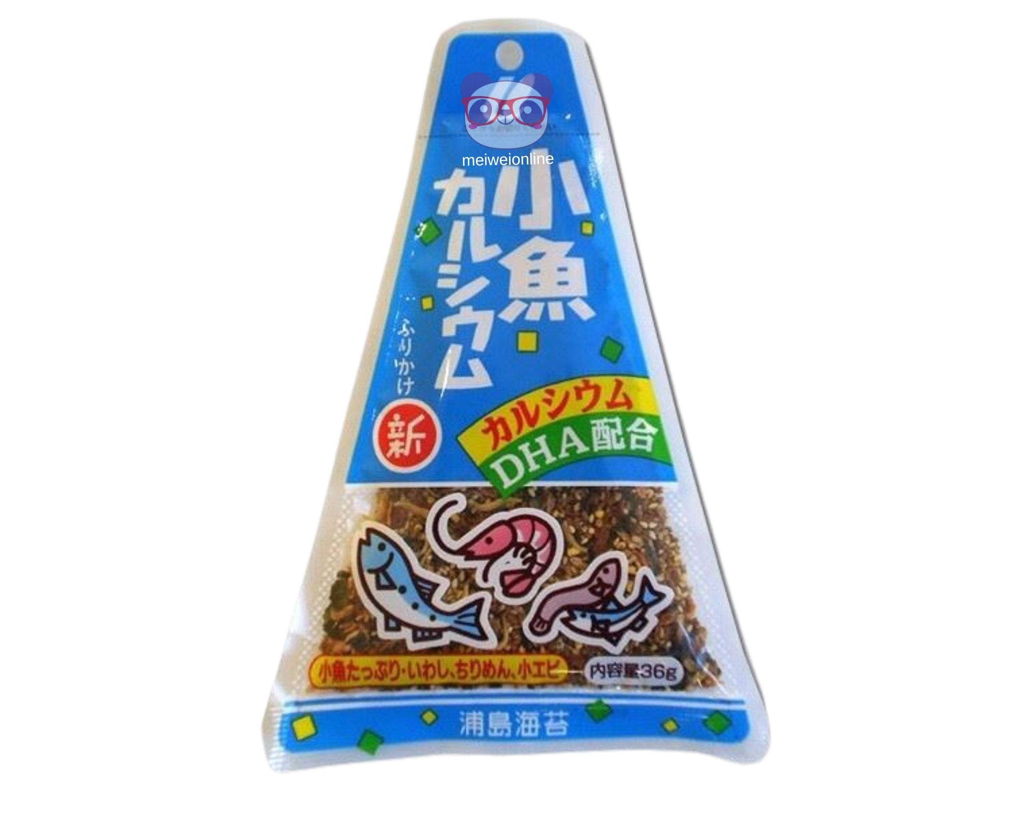 Furikake tempero  para arroz Kosakana Calcium - Urashima 36g