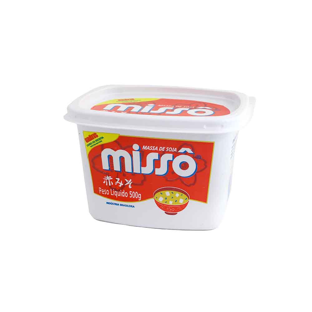 Missô Aka Vermelho Pasta de Soja em Pote - Sakura - 500g