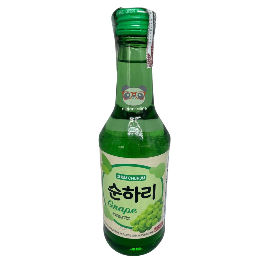 Soju sabor Green Grape - Uva Verde - Chum Churum 360ml - Mei Wei