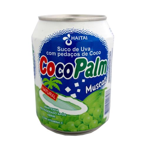Suco de Uva com Pedaços de Coco Palm - Haitai - 238ml - Mei Wei