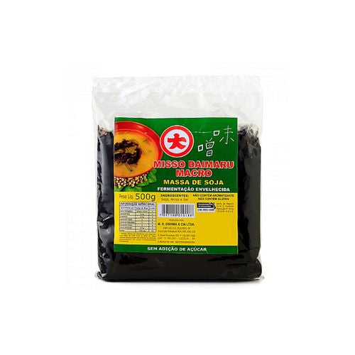 Massa De Soja Missô Macrobiótico Escuro - Daimaru 500g