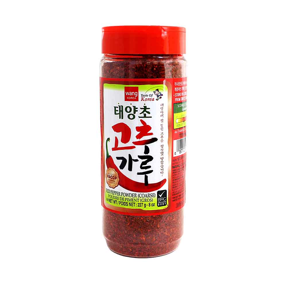 Pimenta vermelha Gochugaru moída grossa - Wang 227g