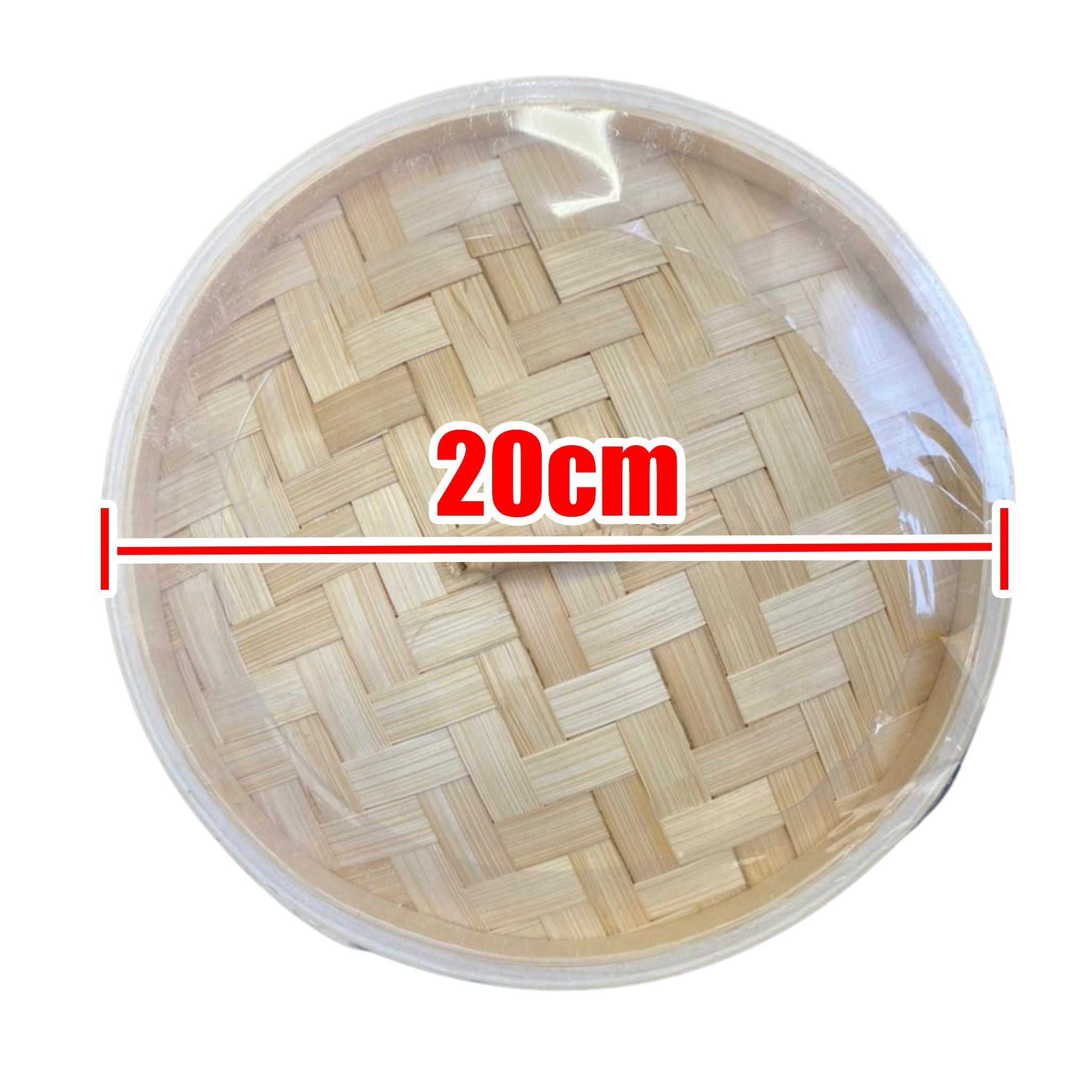 Panela De Bambu Cozimento A Vapor - 20cm